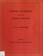 Tapa de Economic development and the Atlantic Provinces