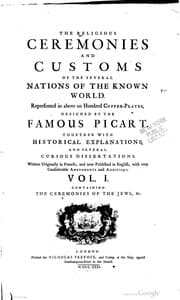 Tapa de The religious ceremonies and customs of the several nations of the known world