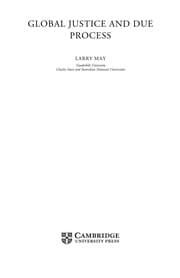 Tapa de Global justice and due process