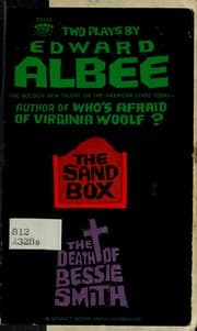 Tapa de Two plays by Edward Albee