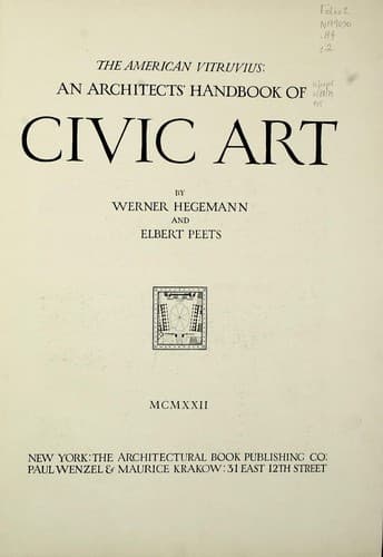 Tapa de The American Vitruvius