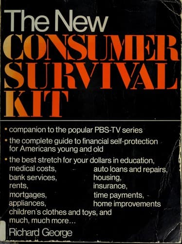 Tapa de The new consumer survival kit