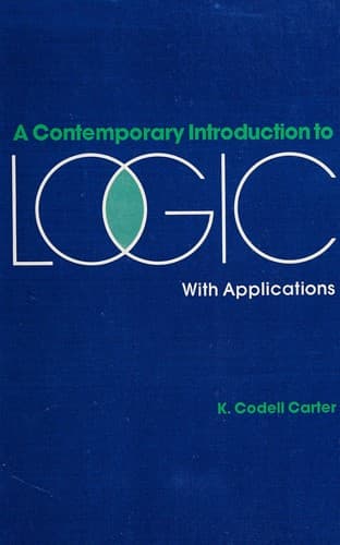 Tapa de A contemporary introduction to logic with applications