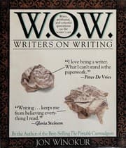 Tapa de Writers on writing