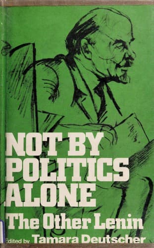 Tapa de Not by politics alone ..
