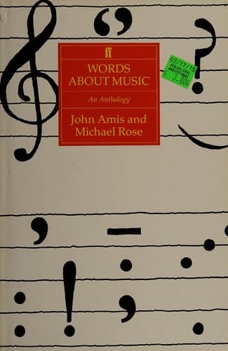 Tapa de Words about music