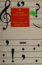 Tapa de Words about music
