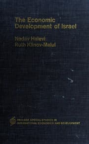 Tapa de The economic development of Israel
