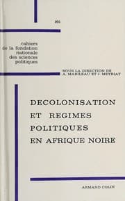 Tapa de Décolonisation et régimes politiques en Afrique noire