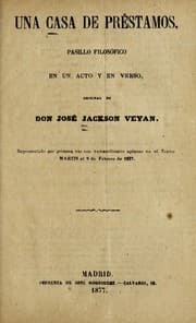 Tapa de Una casa de préstamos