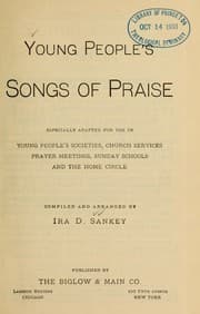 Tapa de Young people's songs of praise