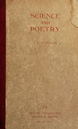 Tapa de Science and poetry