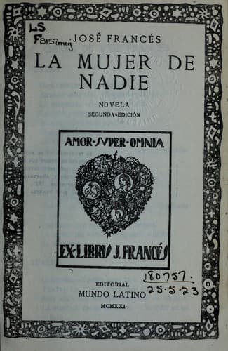 Tapa de La Mujer de Nadie