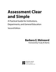 Tapa de Assessment clear and simple