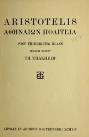 Tapa de Aristotelis Athe naio n politeia
