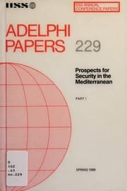 Tapa de Prospects for security in the Mediterranean