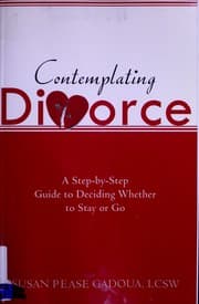 Tapa de Contemplating divorce