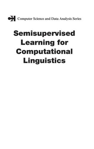 Tapa de Semisupervised learning in computational linguistics