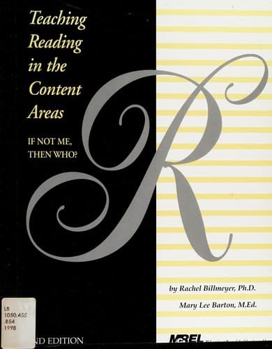 Tapa de Teaching reading in the content areas