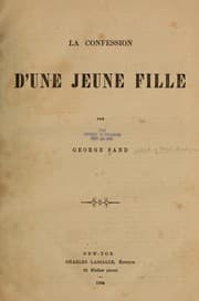 Tapa de La Confession d'une Jeune Fille