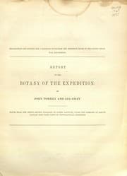 Tapa de Report on the botany of the expedition