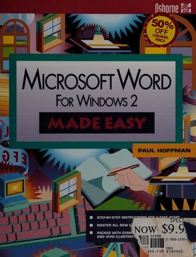 Tapa de Microsoft Word for Windows 2 made easy