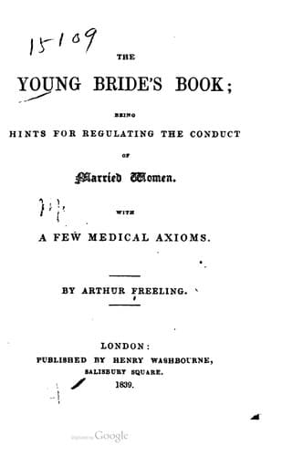 Tapa de The Young Bride's Book