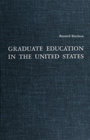 Tapa de Graduate education in the United States