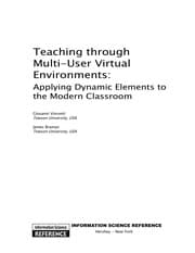 Tapa de Teaching through multi-user virtual environments
