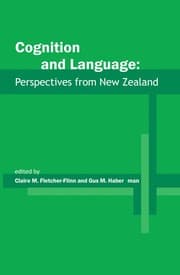Tapa de Cognition and language