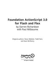 Tapa de Foundation ActionScript 3.0 for Flash and Flex