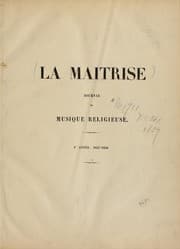 Tapa de La Maîtrise