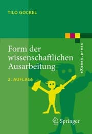 Tapa de Form der wissenschaftlichen Ausarbeitung