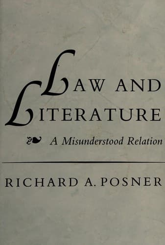 Tapa de Law and literature