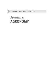 Tapa de Advances in agronomy