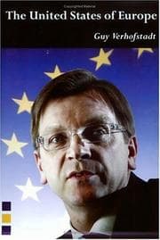 Tapa de The United States of Europe (The Federal Trust)
