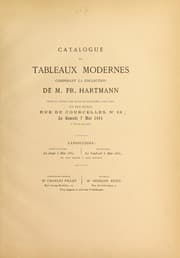 Tapa de Tableaux modernes