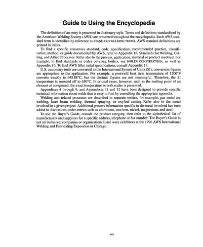 Tapa de Jefferson's Welding Encyclopedia, 18th Edition