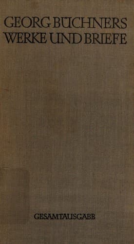Tapa de Georg Büchners Werke und Briefe