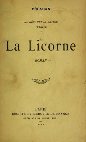 Tapa de La licorne