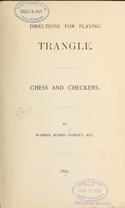 Tapa de Directions for playing trangle