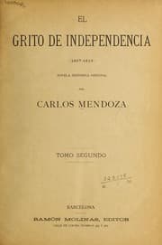 Tapa de El grito de independencia (1807-1813)