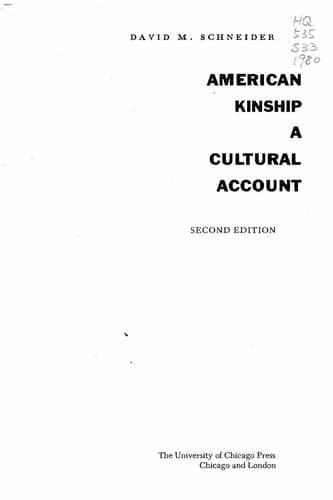 Tapa de American kinship