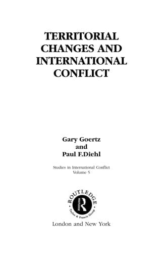 Tapa de Territorial changes and international conflict