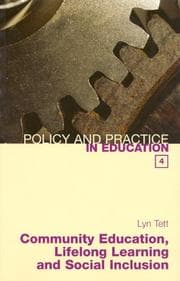 Tapa de Community Education, Lifelong Learning And Social Inclusion (Policy and Practice in Education)