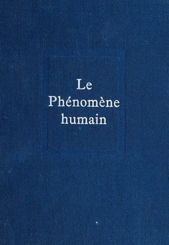 Tapa de Le phénomène humain