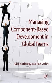 Tapa de Managing component-based development in global teams