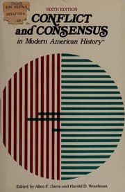 Tapa de Conflict and consensus in modern American history