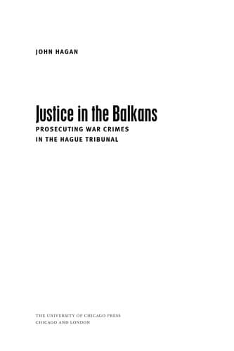 Tapa de Justice in the Balkans