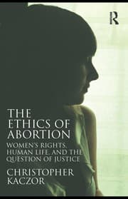 Tapa de The ethics of abortion